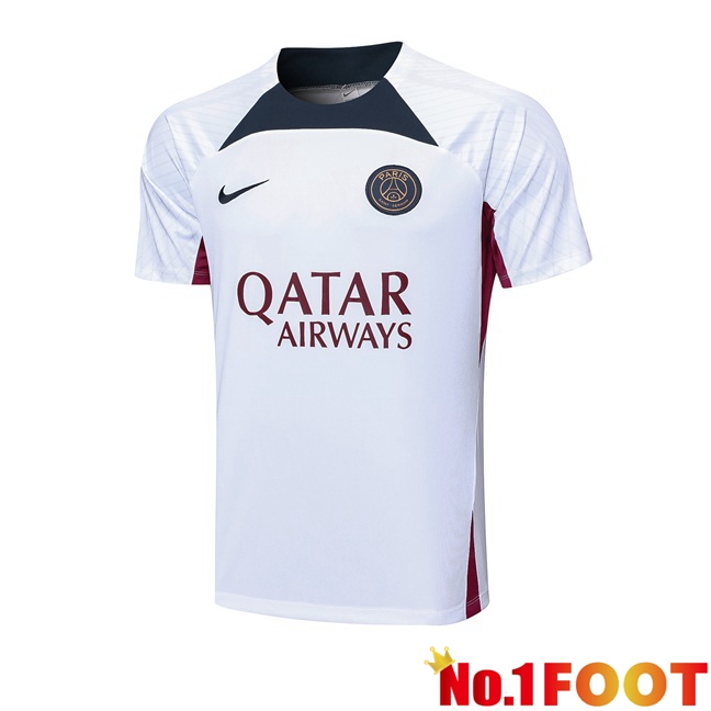 Paris PSG Training T Shirt White 2023/2024