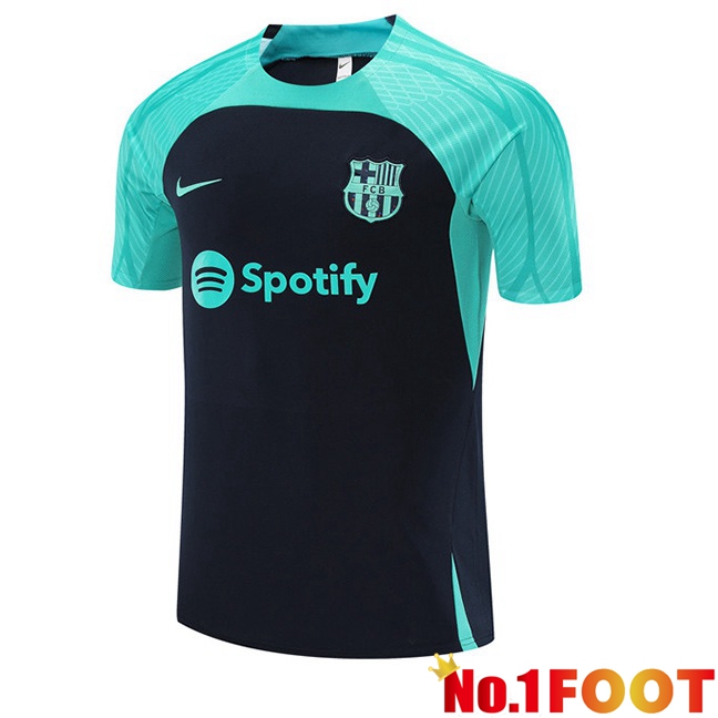 FC Barcelona Training T Shirt Green Royal Blue 2023/2024