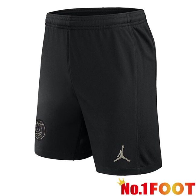 Paris PSG Soccer Shorts Third Black 2023/2024