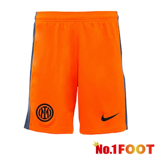 Inter Milan Soccer Shorts Third Orange 2023/2024