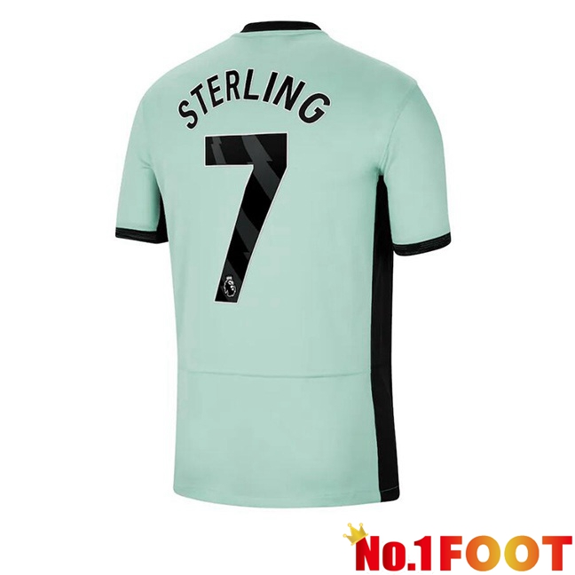 FC Chelsea (Sterling 7) Soccer Jersey Third Green 2023/2024