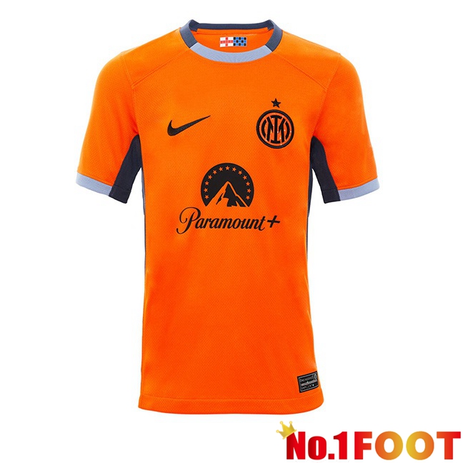 Inter Milan Soccer Jersey Third Orange 2023/2024