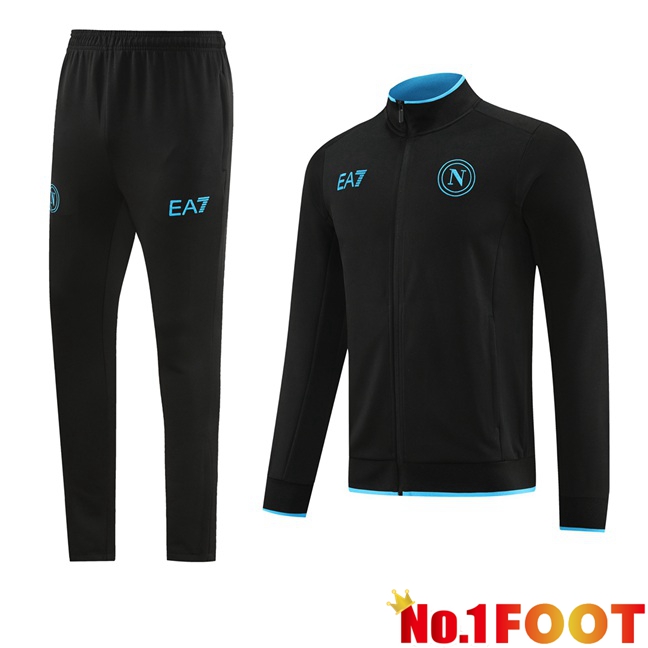 SSC Napoli Training Jacket Suit Black 2023/2024