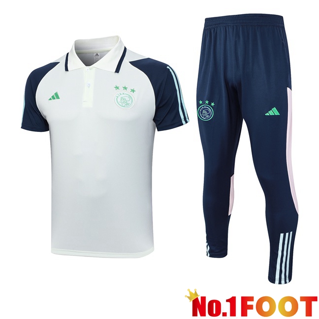 AFC Ajax Soccer Polo + Pants Green 2023/2024