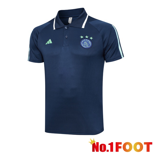 AFC Ajax Soccer Polo Royal Blue 2023/2024