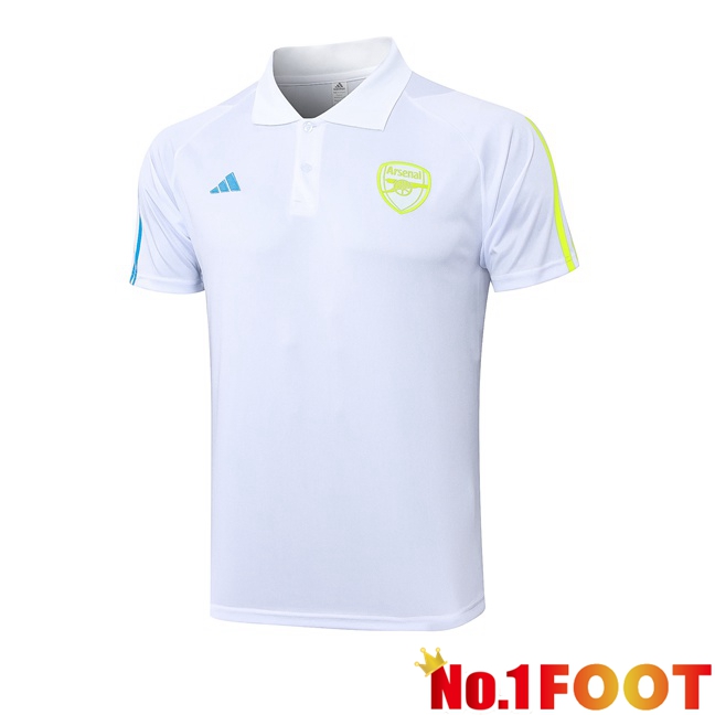 Arsenal Soccer Polo White 2023/2024