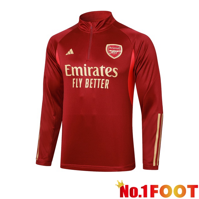 Arsenal Training Sweatshirt Red 2023/2024