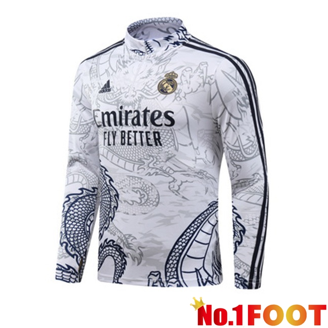 Real Madrid Training Sweatshirt White 2023/2024