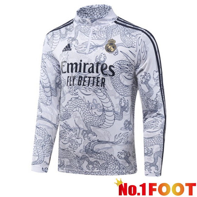 Real Madrid Training Sweatshirt White 2023/2024