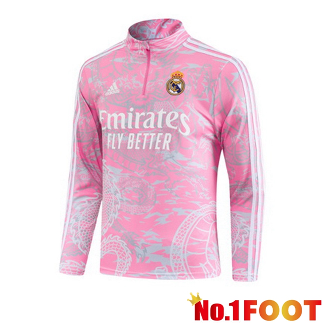 Real Madrid Training Sweatshirt Pink 2023/2024