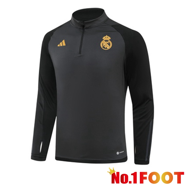 Real Madrid Training Sweatshirt Black 2023/2024