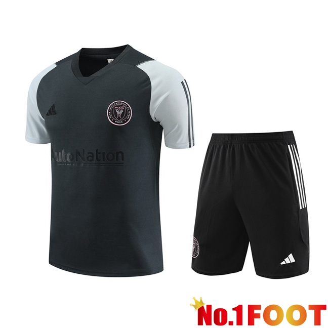 Inter Miami CF Training T Shirt + Shorts Grey 2023/2024