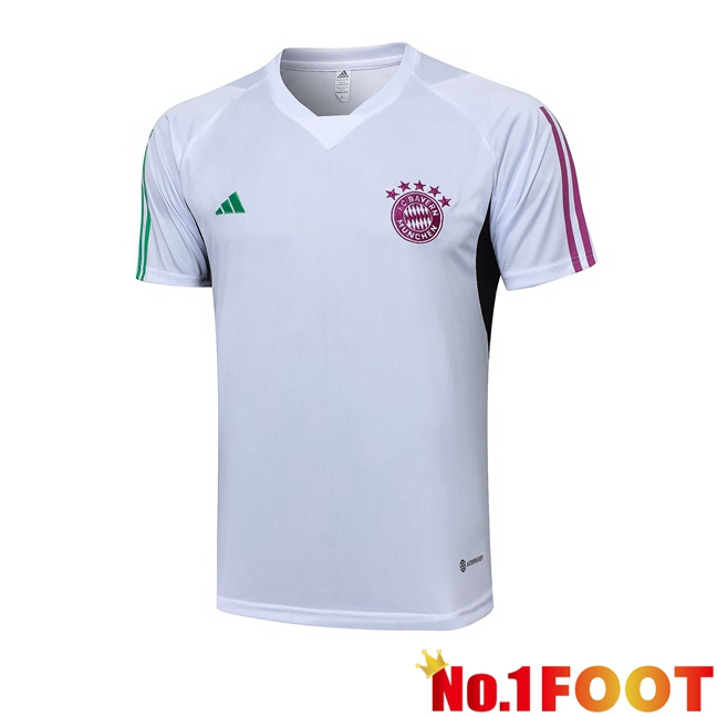 Bayern Munich Training T Shirt White 2023/2024