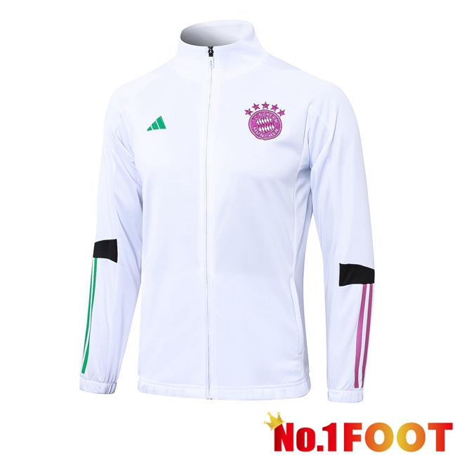 Bayern Munich Training Jacket White 2023/2024