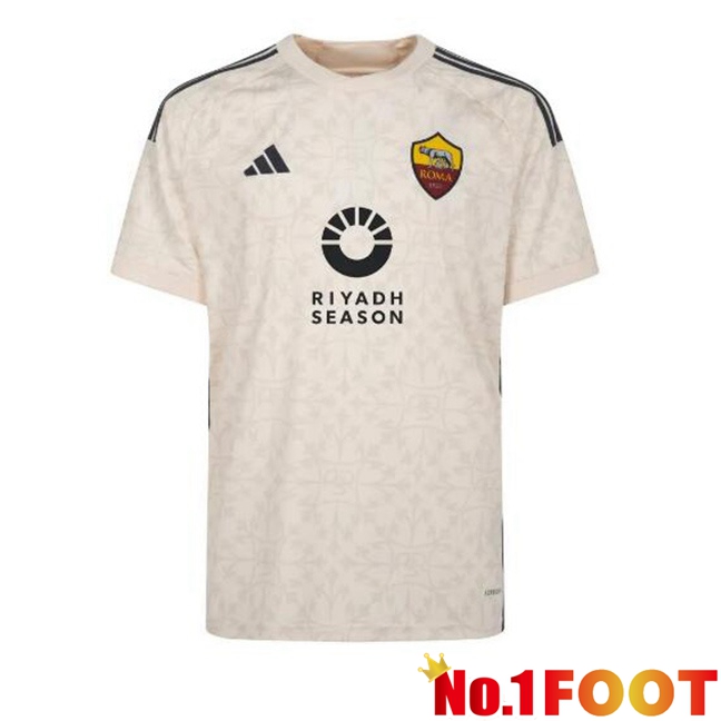 AS Roma RIYADH SEASON Soccer Jersey Away Yellow 2023/2024