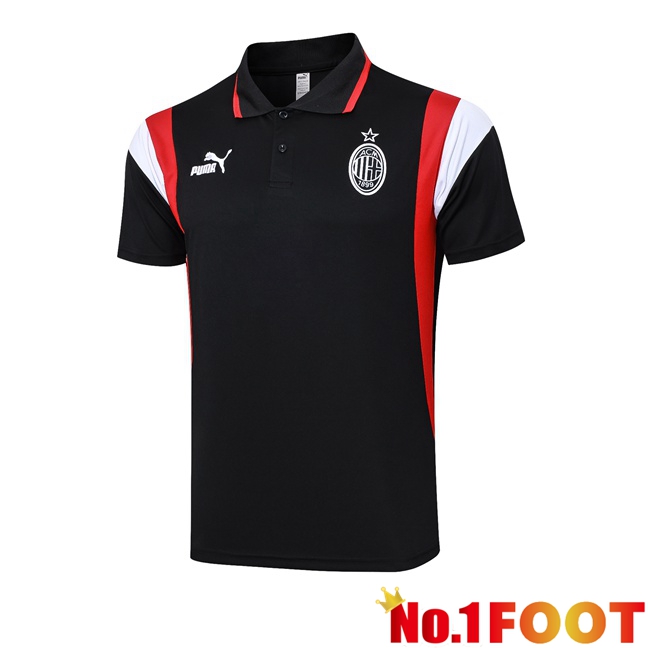 AC Milan Soccer Polo Black 2023/2024