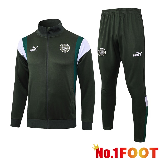 Manchester City Training Jacket Suit Green 2023/2024