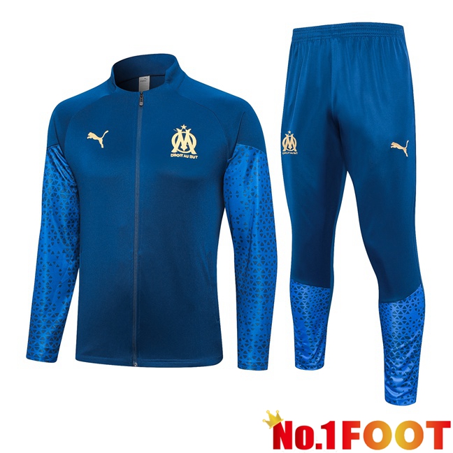 Marseille OM Training Jacket Suit Blue 2023/2024