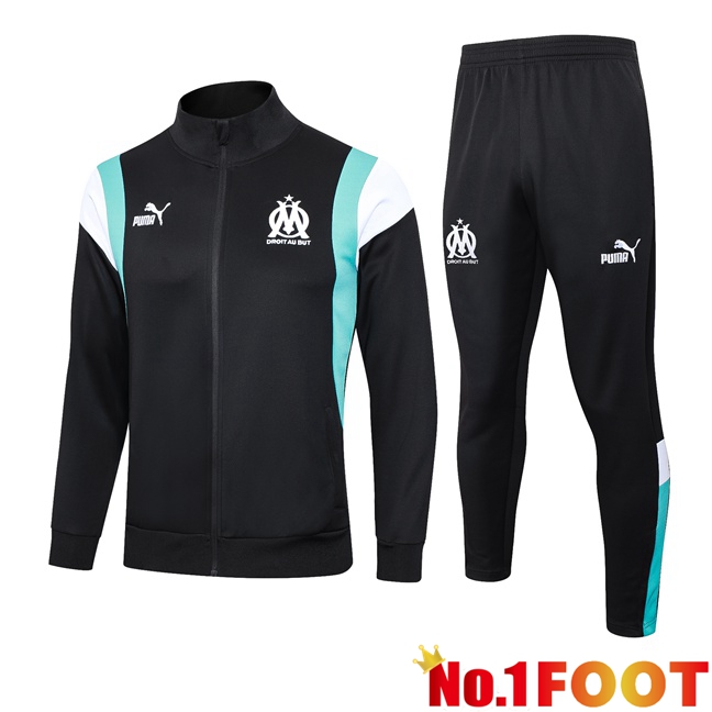 Marseille OM Training Jacket Suit Black 2023/2024