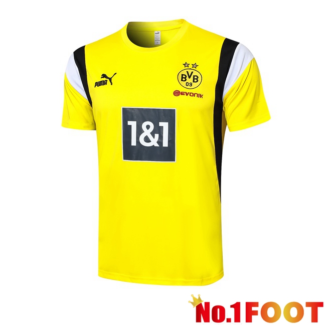 Dortmund BVB Training T Shirt Yellow 2023/2024