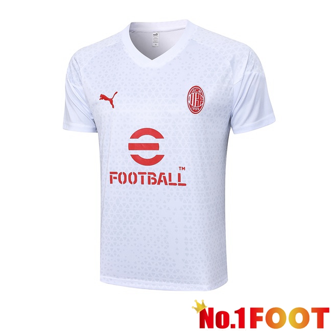 AC Milan Training T Shirt White 2023/2024