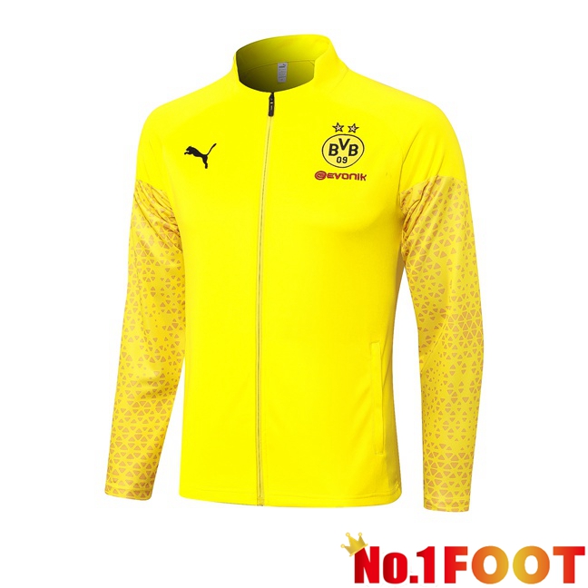 Dortmund BVB Training Jacket Yellow 2023/2024