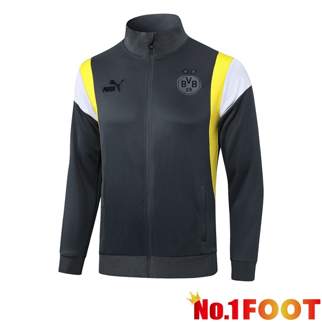 Dortmund BVB Training Jacket Grey 2023/2024