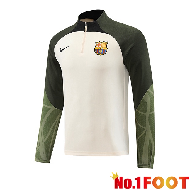 FC Barcelona Training Sweatshirt White Green 2023/2024