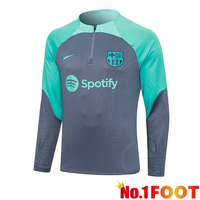 FC Barcelona Training Sweatshirt Grey Green 2023/2024