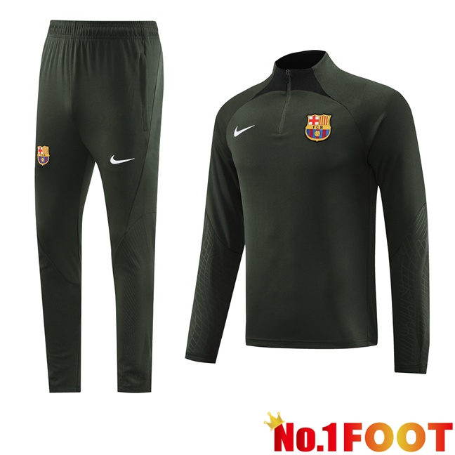 FC Barcelona Training Tracksuit Suit Green 2023/2024