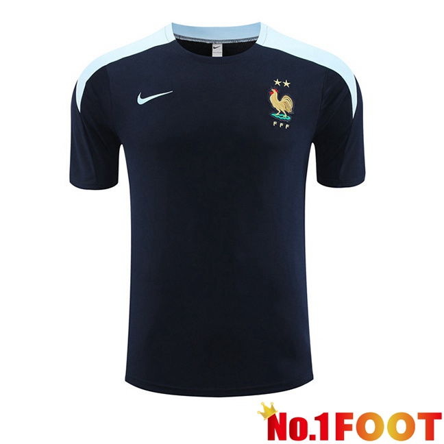 France Training T Shirt Royal Blue 2023/2024