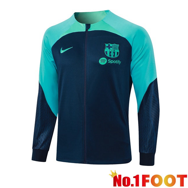 FC Barcelona Training Jacket Green Royal Blue 2023/2024