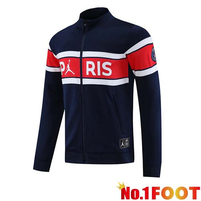 JORDAN Paris PSG Training Jacket Royal Blue Red 2023/2024