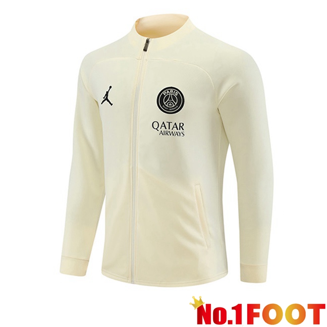 JORDAN Paris PSG Training Jacket Yellow 2023/2024