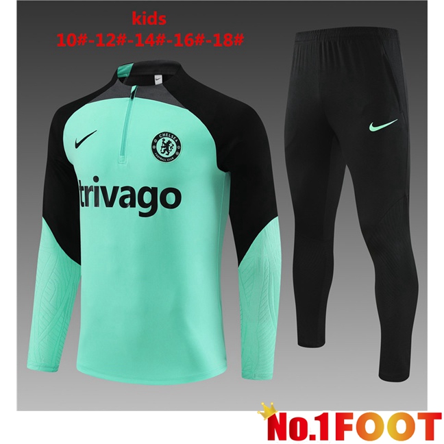 FC Chelsea Kids Training Tracksuit SuitGreen 2023/2024