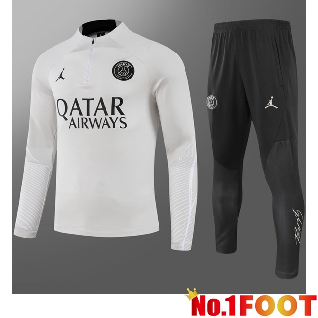 Paris PSG Kids Training Tracksuit SuitGrey 2023/2024