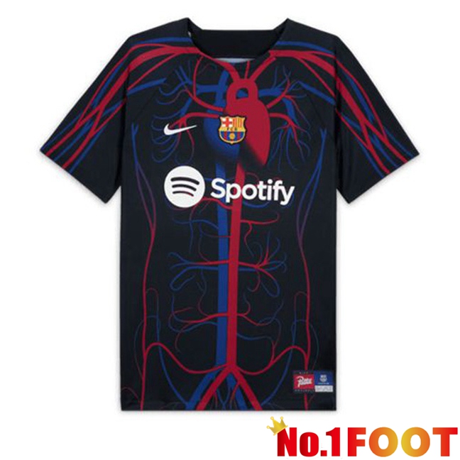 FC Barcelona Soccer Jersey Blue Red 2023/2024