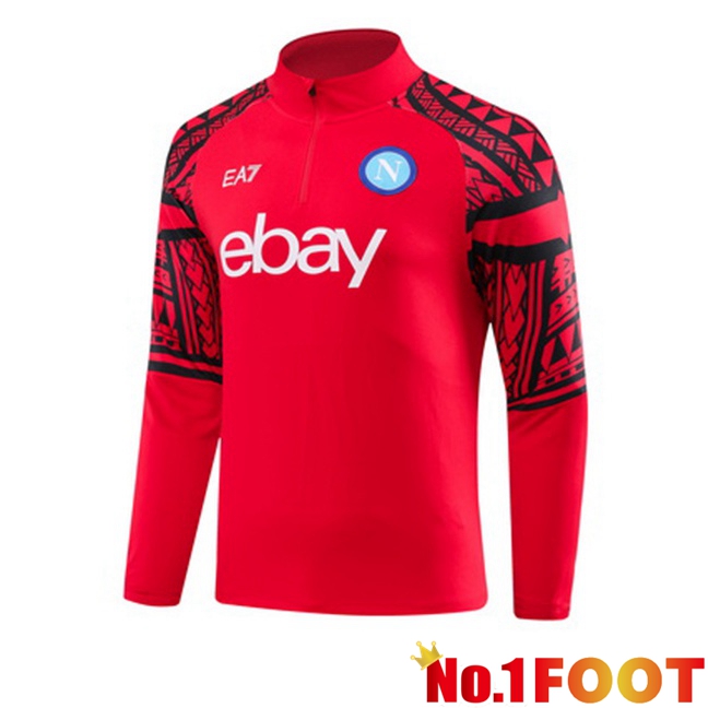 SSC Napoli Training Sweatshirt Red 2023/2024