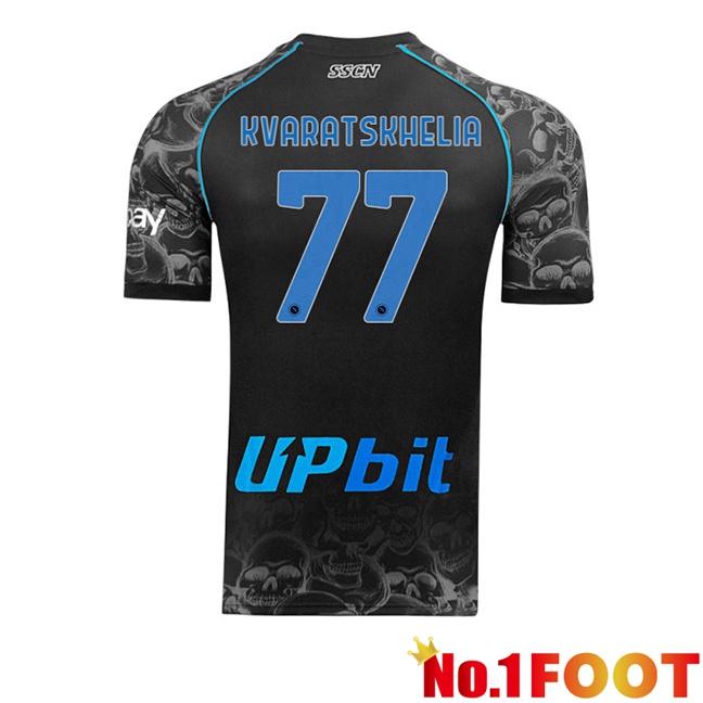 SSC Napoli (Khvicha Kvaratskhelia 77) Halloween Black 2023/2024