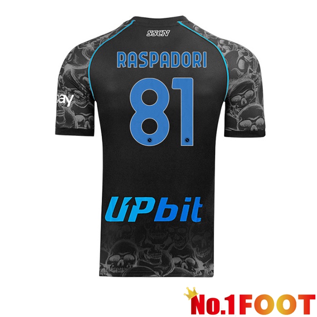 SSC Napoli (Giacomo Raspadori 81) Halloween Black 2023/2024