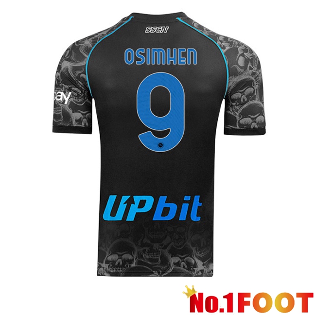 SSC Napoli (Victor Osimhen 9) Halloween Black 2023/2024