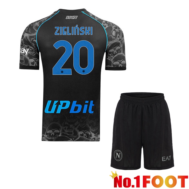 SSC Napoli (Piotr Zielinski 20) Kids Halloween Black 2023/2024