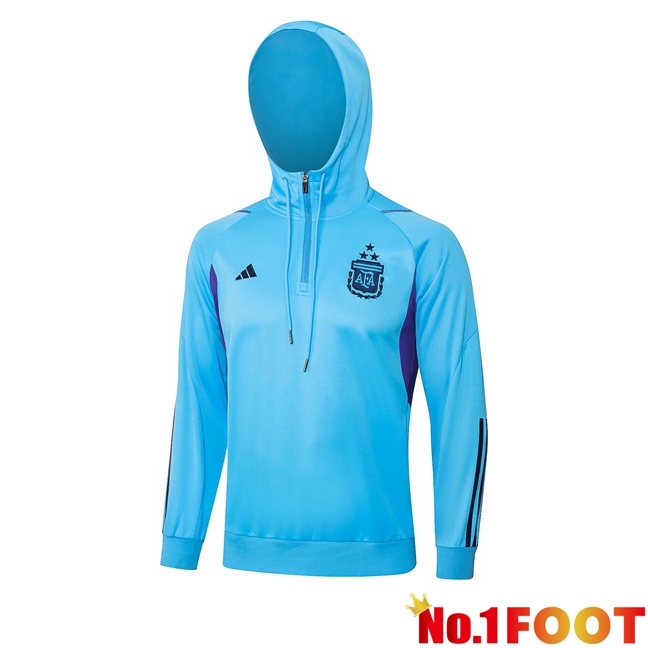 Argentina Training Sweatshirt Hoodie Blue 2023/2024