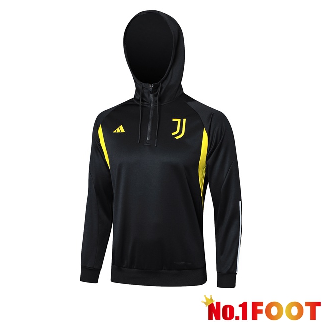 Juventus Training Sweatshirt Hoodie Black 2023/2024