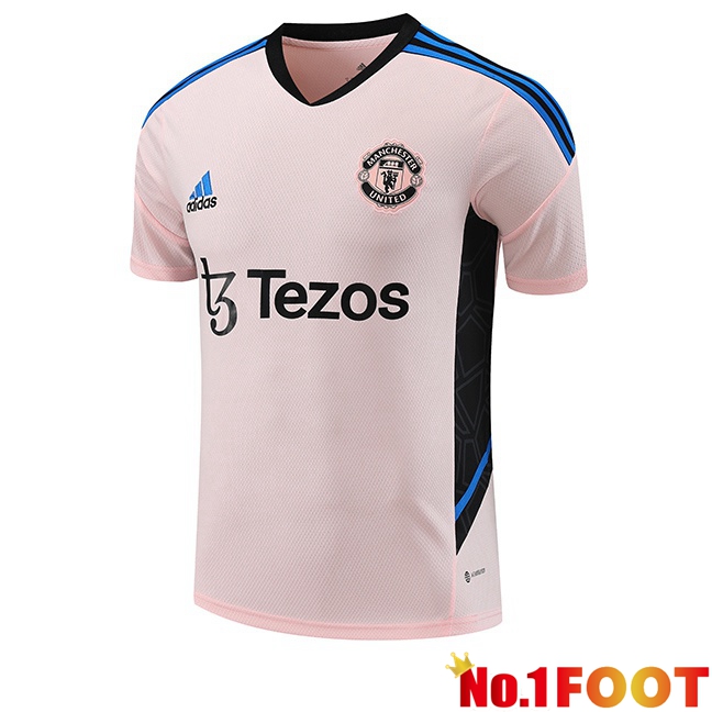 Manchester United Training T Shirt Pink 2023/2024