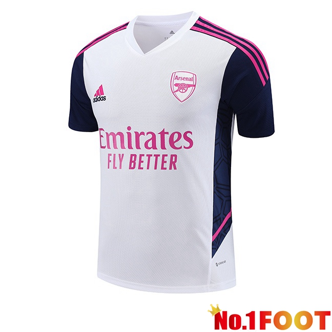 Arsenal Training T Shirt White 2023/2024