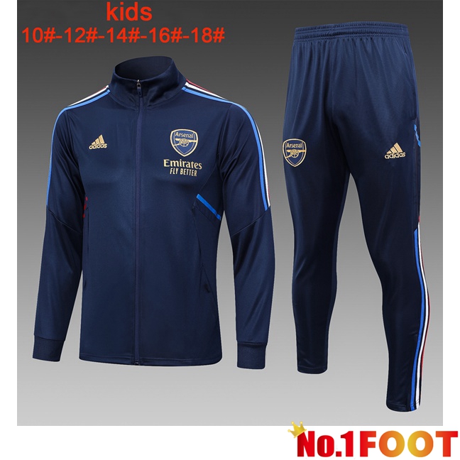 Arsenal Kids Training Training Jacket Suit Blue Royal 2023/2024