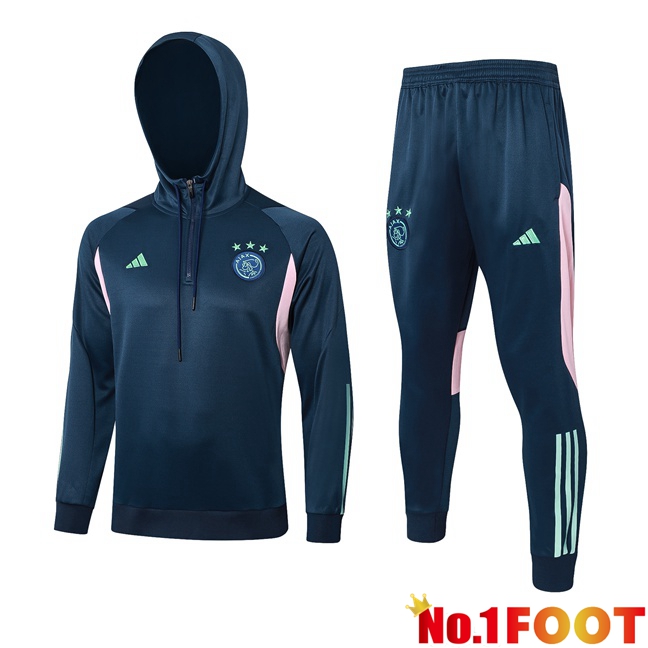 AFC Ajax Training Tracksuit Hoodie Blue Royal 2023/2024