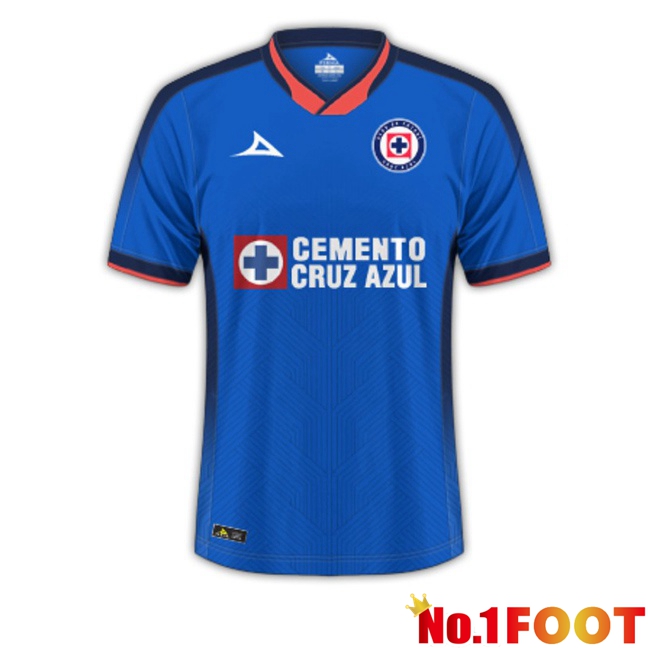 Cruz Azul Soccer Jersey Home Blue 2023/2024 - Click Image to Close