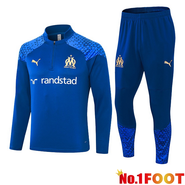 Marseille OM Training Tracksuit Suit Blue 2023/2024